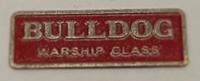 K2600-NPD D600 Class 41 Warship Diesel nameplate Bulldog Red - as used in our exclusive D600 Models